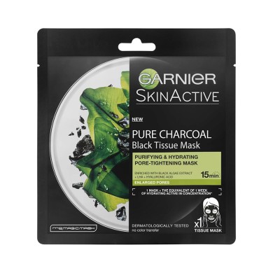 Garnier Skin Active Charcoal Black Tissue Mask 28gr
