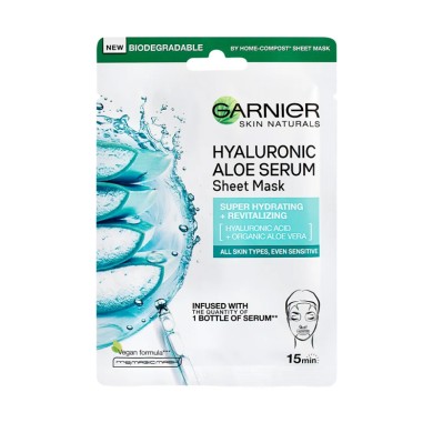 Garnier Hyaluronic Aloe Serum Sheet Mask 28gr