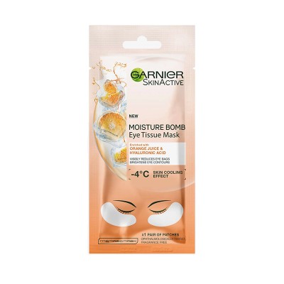 Garnier Skin Active Orange Eye Tissue Mask 6gr Υγεία & Ομορφιά