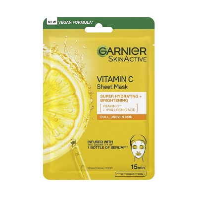 Garnier Vitamin C Sheet Mask 28gr Υγεία & Ομορφιά