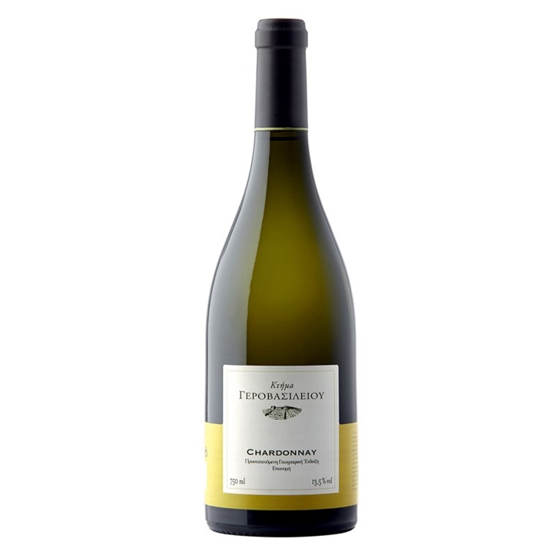 Γεροβασιλείου Chardonnay Οίνος Λευκός Ξηρός 750ml Κάβα