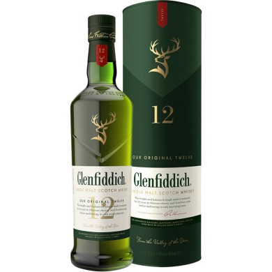 Glenfiddich 12 Years Old Whiskey in a box 700ml