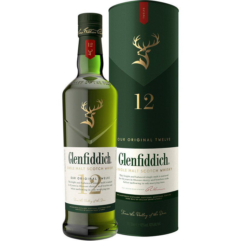 Glenfiddich 12 Years Old Ουίσκι 700ml Κάβα