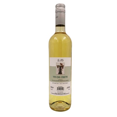 Ελληνικά Κελλάρια Οίνων Vin De Crete Οίνος Λευκός Ξηρός 750ml Κάβα