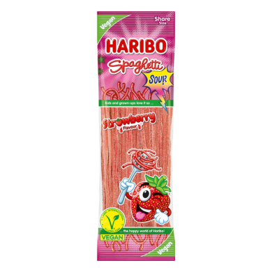 Haribo Sour Spaghetti Jelly Beans 200gr Haribo Sour Spaghetti Jelly Beans 200gr