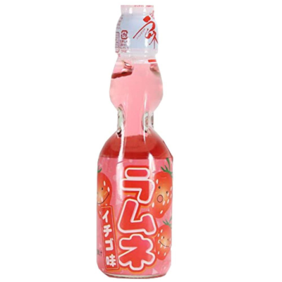 Hatakosen Ramune Αναψυκτικό Φράουλα με Ανθρακικό 200ml