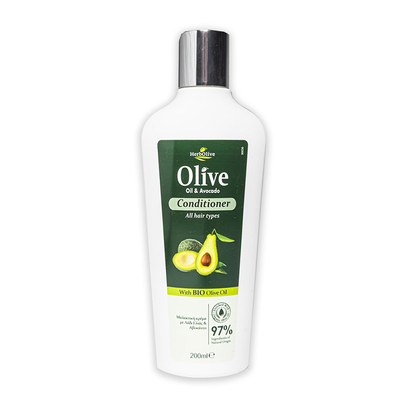 Herbolive Conditioner for All Hair Types with Avocado 200ml Health & Beauty