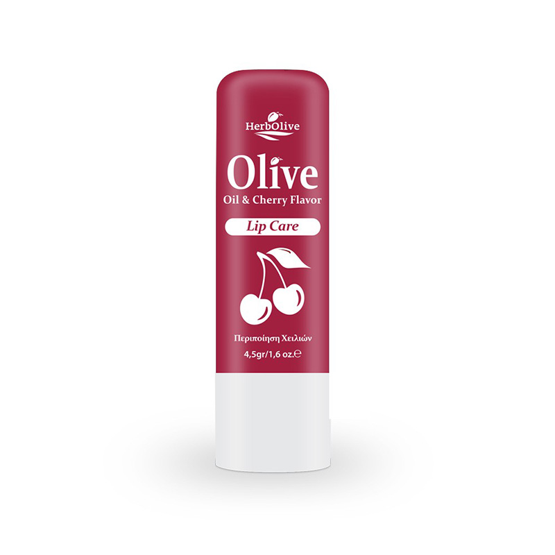 Herbolive Lip Care με Bιολογικό Eλαιόλαδο και Κεράσι 4,5gr Υγεία & Ομορφιά