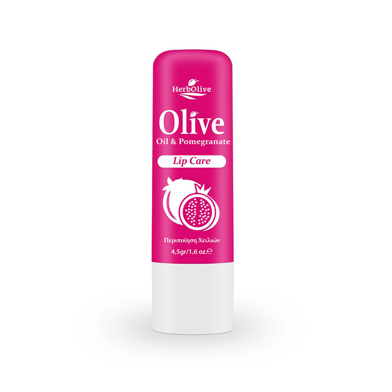 Herbolive Lip Care με Bιολογικό Eλαιόλαδο και Ρόδι 4,5gr Υγεία & Ομορφιά