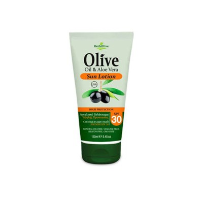 Herbolive Αντηλιακό Γαλάκτωμα SPF 30 με Αλόη 150ml Υγεία & Ομορφιά