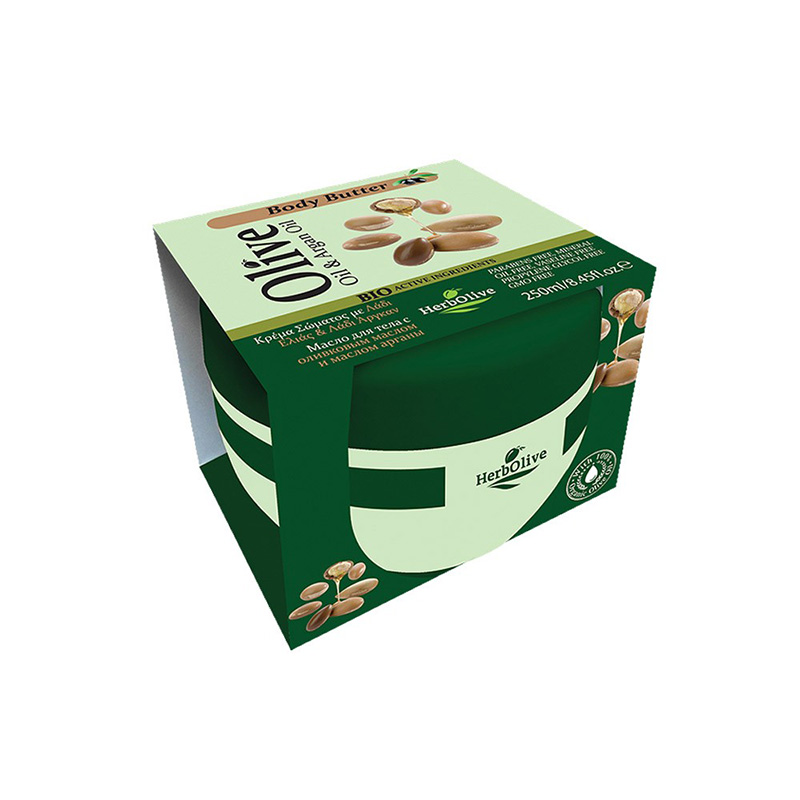 Herbolive Βούτυρο Σώματος με Argan Oil 250ml Υγεία & Ομορφιά