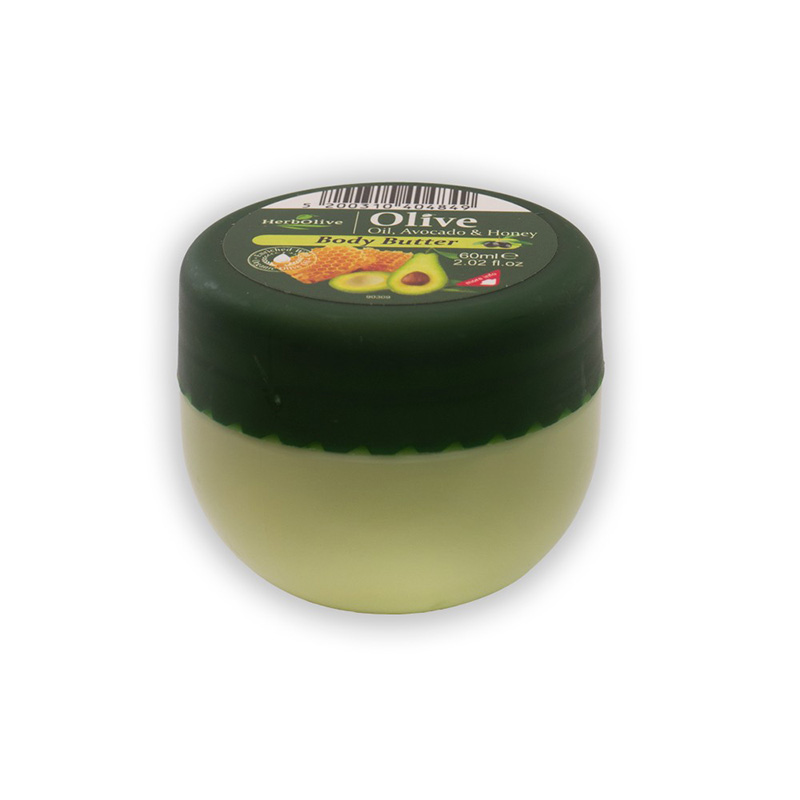Herbolive Mini Βούτυρο Σώματος με Αβοκάντο & Μέλι 60ml Υγεία & Ομορφιά