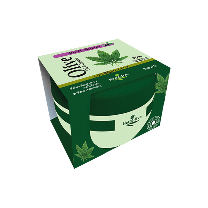 Herbolive Βούτυρο Σώματος με Έλαιο Κάνναβης 250ml Υγεία & Ομορφιά