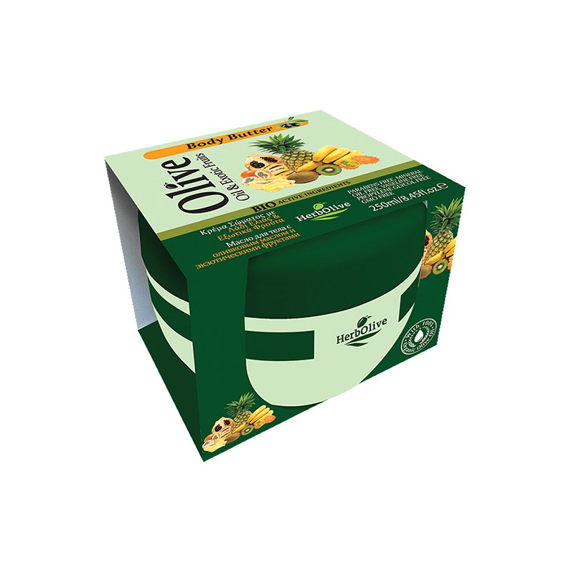 Herbolive Βούτυρο Σώματος με Εξωτικά Φρούτα 250ml Υγεία & Ομορφιά