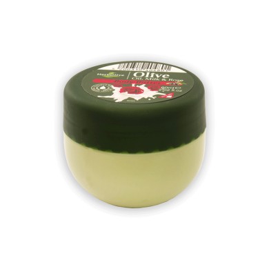 Herbolive Mini Βούτυρο Σώματος με Γάλα & Τριαντάφυλλο 60ml