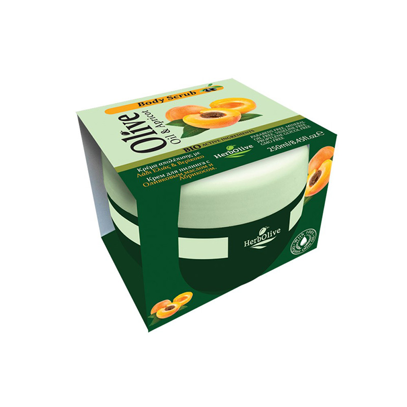 Herbolive Scrub Σώματος για Απολέπισης με Βερίκοκο 250ml Υγεία & Ομορφιά