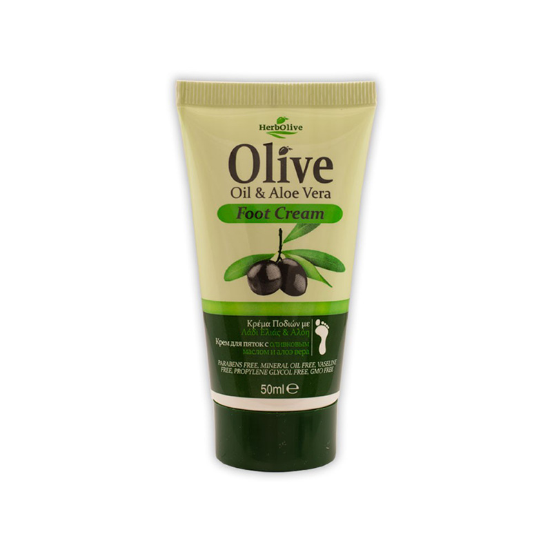 Herbolive Mini Κρέμα Φροντίδας Ποδιών με Αλόη 50ml Υγεία & Ομορφιά