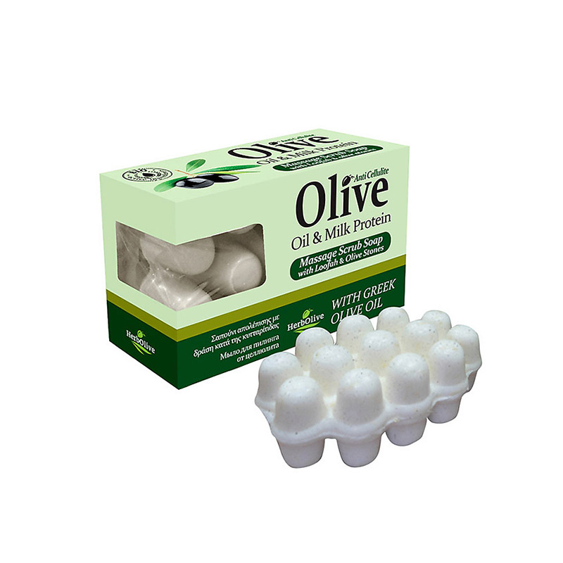 Herbolive Σαπούνι Μασάζ με Πρωτεΐνη Γάλακτος 100gr Υγεία & Ομορφιά