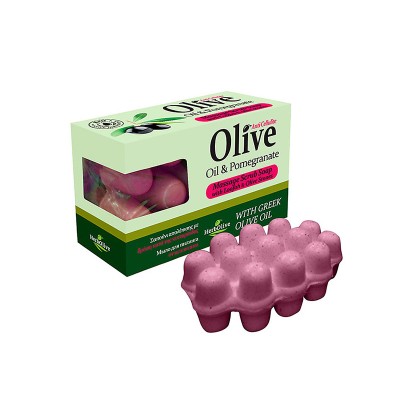Herbolive Σαπούνι Μασάζ με Ρόδι 100gr Υγεία & Ομορφιά
