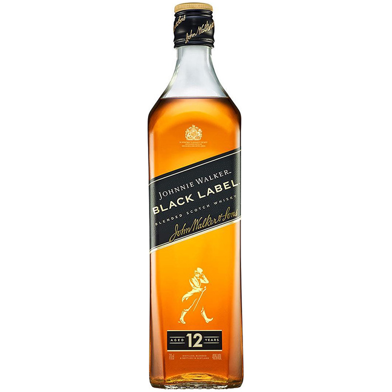 Johnnie Walker Black Label 12 Year Old Whisky 700ml Cellar