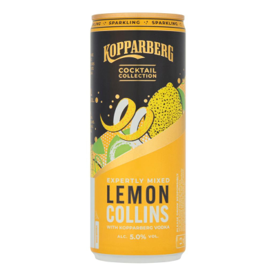 Kopparberg Cocktail Collection Expertly Mixed Lemon Collins 250ml Κάβα & Είδη Καπνιστού