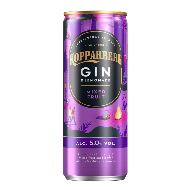 Kopparberg Gin & Lemonade Mixed Fruit 250ml Κάβα & Είδη Καπνιστού