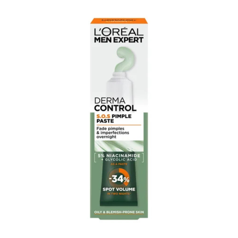 L'Oreal Paris Men Expert Derma Control S.O.S. Men's Anti-Acne Night Face Cream 45ml