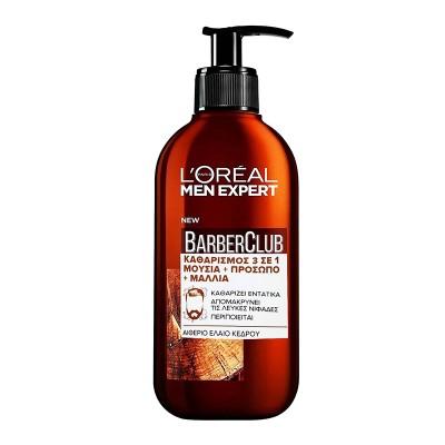 L'Oreal Men Expert Barber Club 3in1 Beard, Face & Hair Wash 200ml Υγεία & Ομορφιά