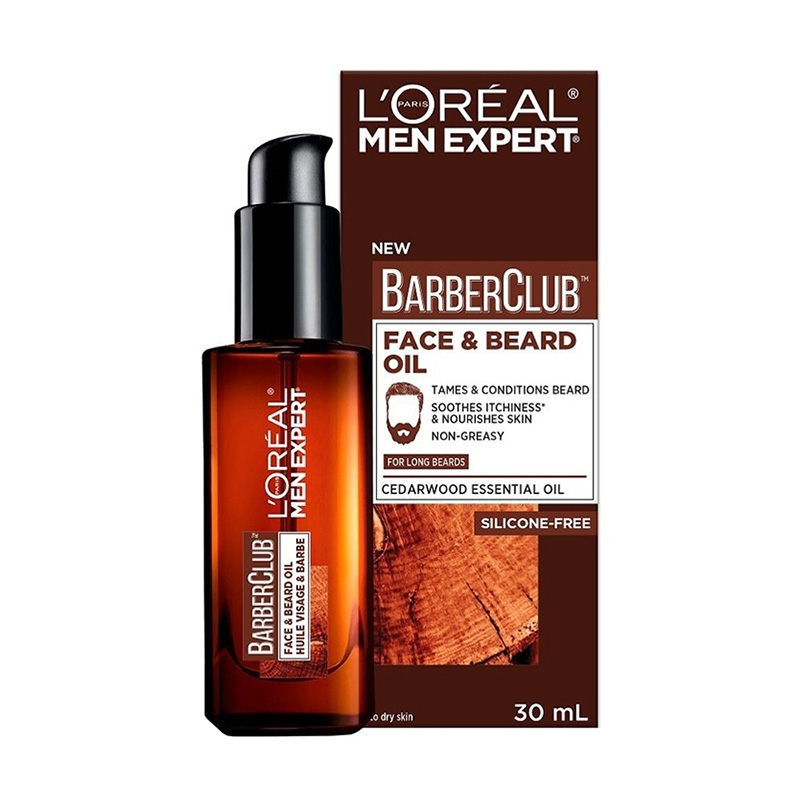 L'oreal Men Expert Barber Club Face and Beard Oil 30ml Health & Beauty