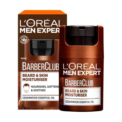 L’oreal Men Expert Barber Club Ενυδατική Κρέμα για Πρόσωπο & Γένια 50ml