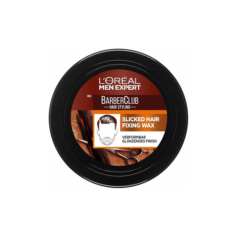 L'oreal Men Expert Barber Club Slicked Hair Fixing Wax 75ml Health & Beauty