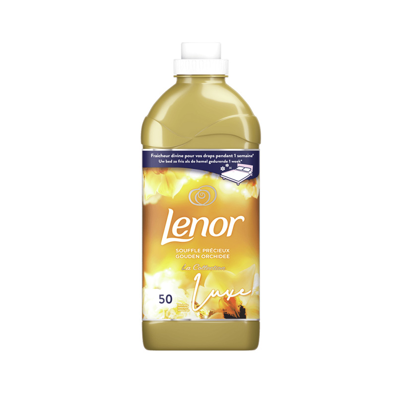 Lenor Μαλακτικό Ρούχων με Άρωμα Gold Orchid 50 Μεζούρες Είδη Καθαρισμού