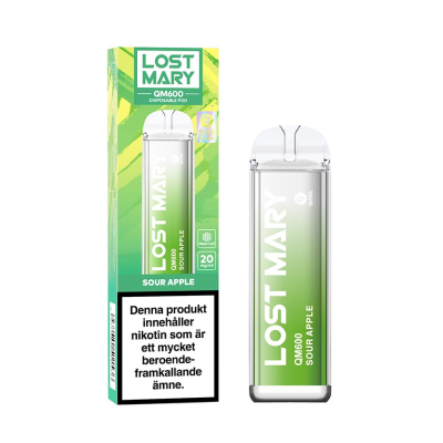 Lost Mary Crystal QM600 with Sour Apple 20mg