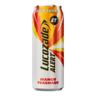 Lucozade Alert Zero Sugar Mango Peachade 500ml