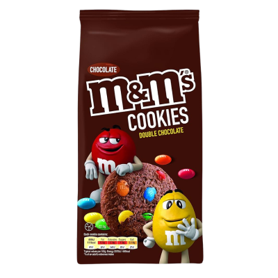 M&M's Cookies με Διπλή Σοκολάτα 180g Τρόφιμα & Ροφήματα