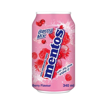 Mentos Berry Mix Non-Carbonated Soft Drink 340ml