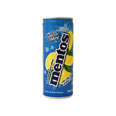 Mentos αναψυκτικό lemon & mint 240ml