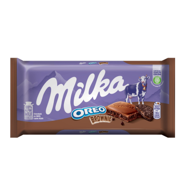Milka Σοκολάτα Γάλακτος Oreo Brownie 100gr