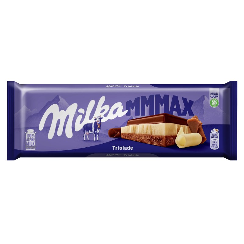 Milka Σοκολάτα Γάλακτος Triolade 280gr