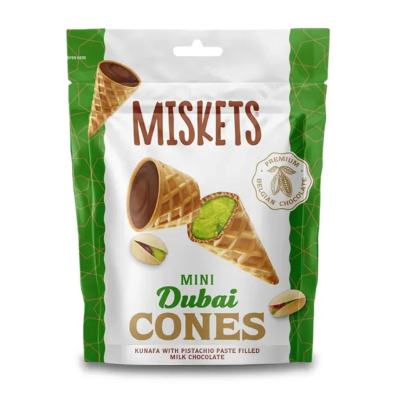 Miskets Mini Dubai Cones 50gr