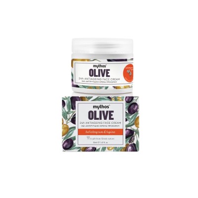 Mythos Olive 24h Αντιρυτιδική Κρέμα Προσώπου 50ml Υγεία & Ομορφιά