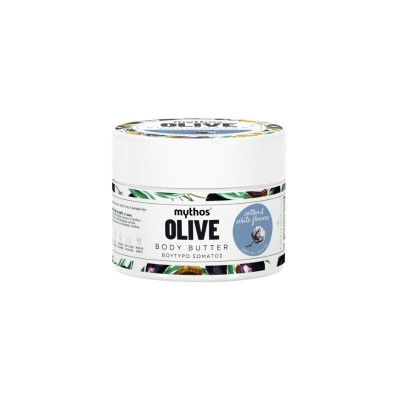 Mythos Olive Θρεπτικό Βούτυρο Σώματος με Βαμβάκι & Λευκά Άνθη 200ml Υγεία & Ομορφιά