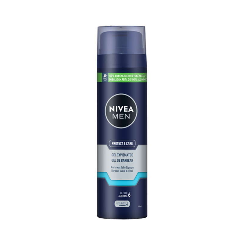 Nivea Men Protect & Care Shaving Gel 200ml Health & Beauty