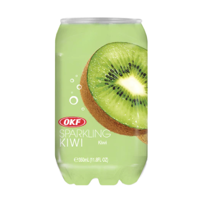 OKF Ανθρακούχο Ποτό με Γεύση Ακτινίδιο 350ml Τρόφιμα & Ροφήματα