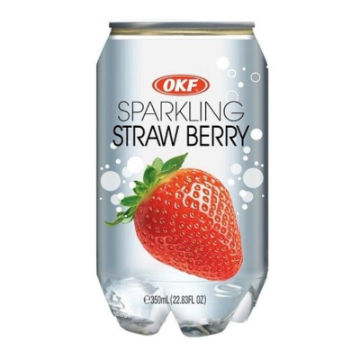 OKF Ανθρακούχο Ποτό με Γεύση Φράουλα 350ml
