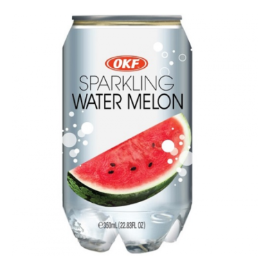 OKF Carbonated Drink with Watermelon Flavor 350ml