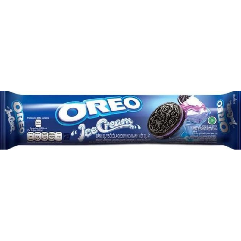 Oreo Μπισκότα με Γέμιση Παγωτό Βατόμουρο 119.6gr