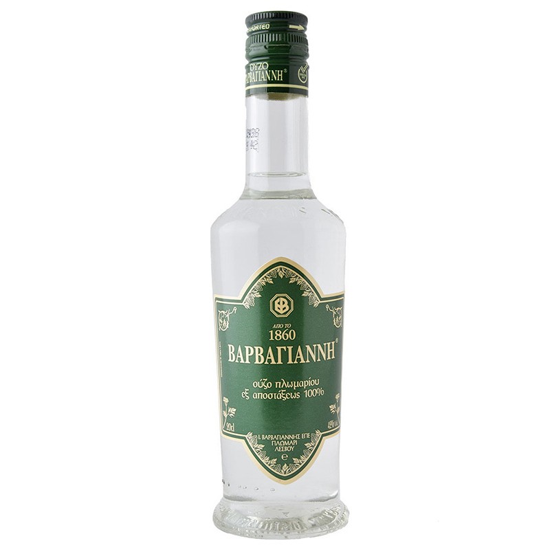 Βαρβαγιάννη Ούζο Πλωμαρίου Πράσινο 700ml (42Vol) Κάβα