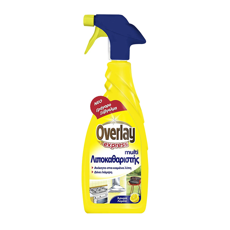 Overlay Express Multi Λιποκαθαριστής με Λεμόνι 650ml Είδη Καθαρισμού
