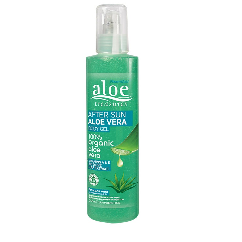 Pharmaid Aloe Treasures After Sun Τζελ Σώματος με Αλόη Βέρα 250ml Υγεία & Ομορφιά